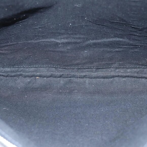 BALENCIAGA Clutch Bag Canvas White Black Silver 373840 Auth bs17958 - Picture 11 of 15